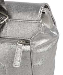 Jana JR13 Rucksack Lederimitat silber