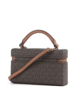 Jana XS Umhängetasche Lederimitat dunkelbraun