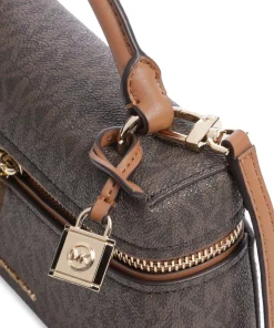 Jana XS Umhängetasche Lederimitat dunkelbraun