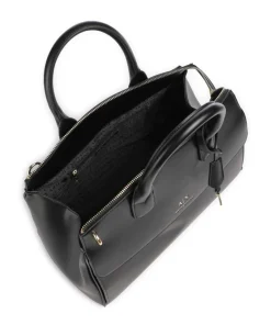 Jane L Handtasche Lederimitat schwarz