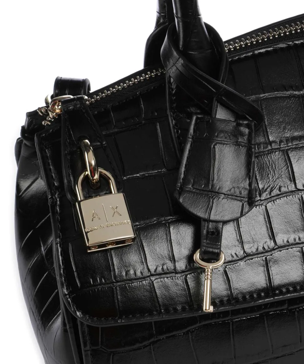 Jane M Handtasche Lederimitat schwarz