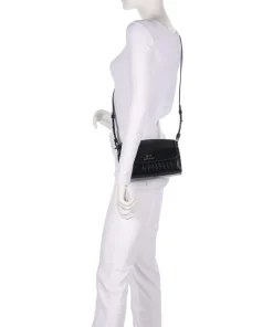 Jane Umhängetasche Lederimitat schwarz