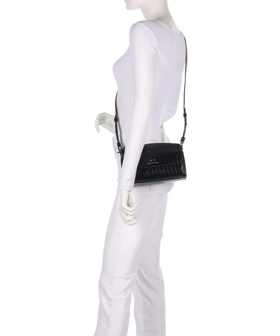 Jane Umhängetasche Lederimitat schwarz