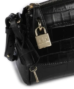 Jane Umhängetasche Lederimitat schwarz