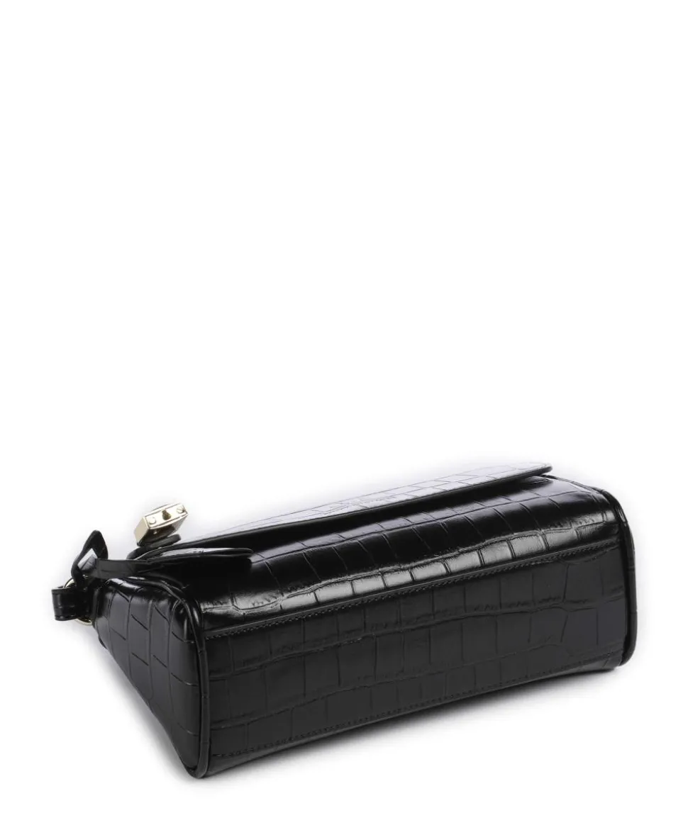 Jane Umhängetasche Lederimitat schwarz