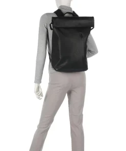 Japan Fukui Rolltop Rucksack 15″ Bio-Baumwolle schwarz