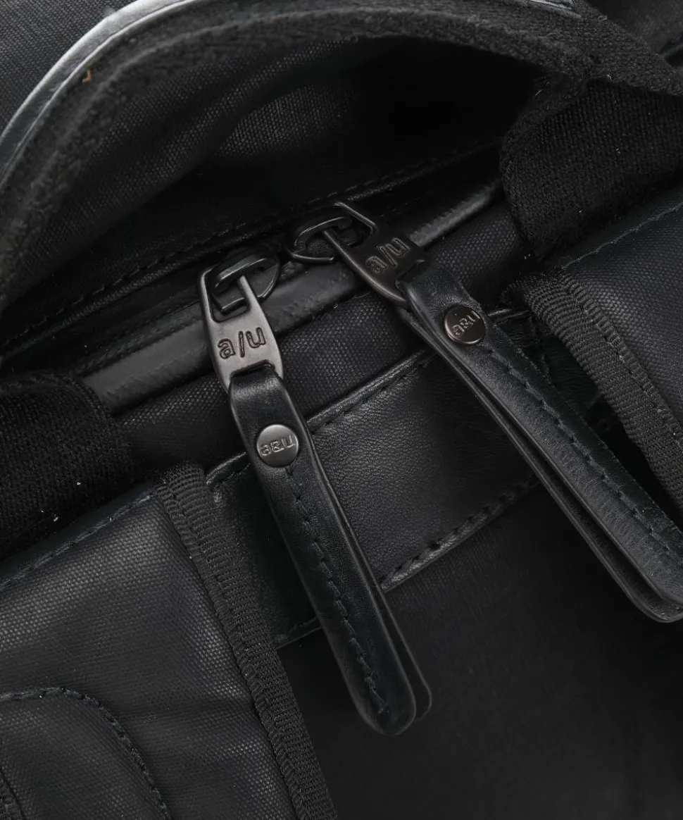 Japan Fukui Rolltop Rucksack 15″ Bio-Baumwolle schwarz