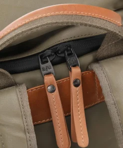 Japan Fukui Rolltop Rucksack 15″ Bio-Baumwolle grün