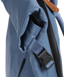 Japan Fukui Rolltop Rucksack 15″ Bio-Baumwolle blau