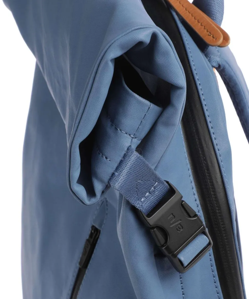 Japan Fukui Rolltop Rucksack 15″ Bio-Baumwolle blau