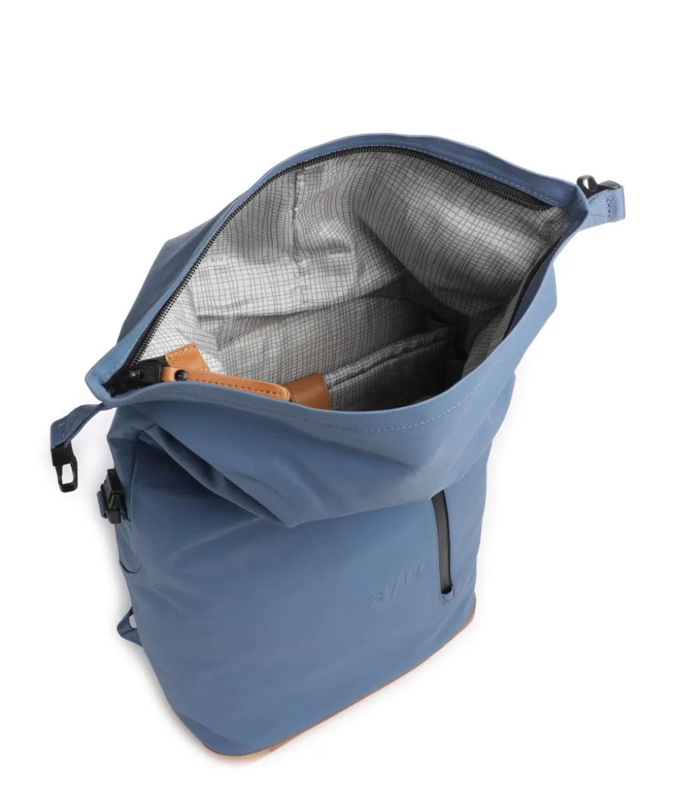 Japan Fukui Rolltop Rucksack 15″ Bio-Baumwolle blau