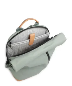 Japan Fukui Rolltop Rucksack 15″ Bio-Baumwolle grünblau