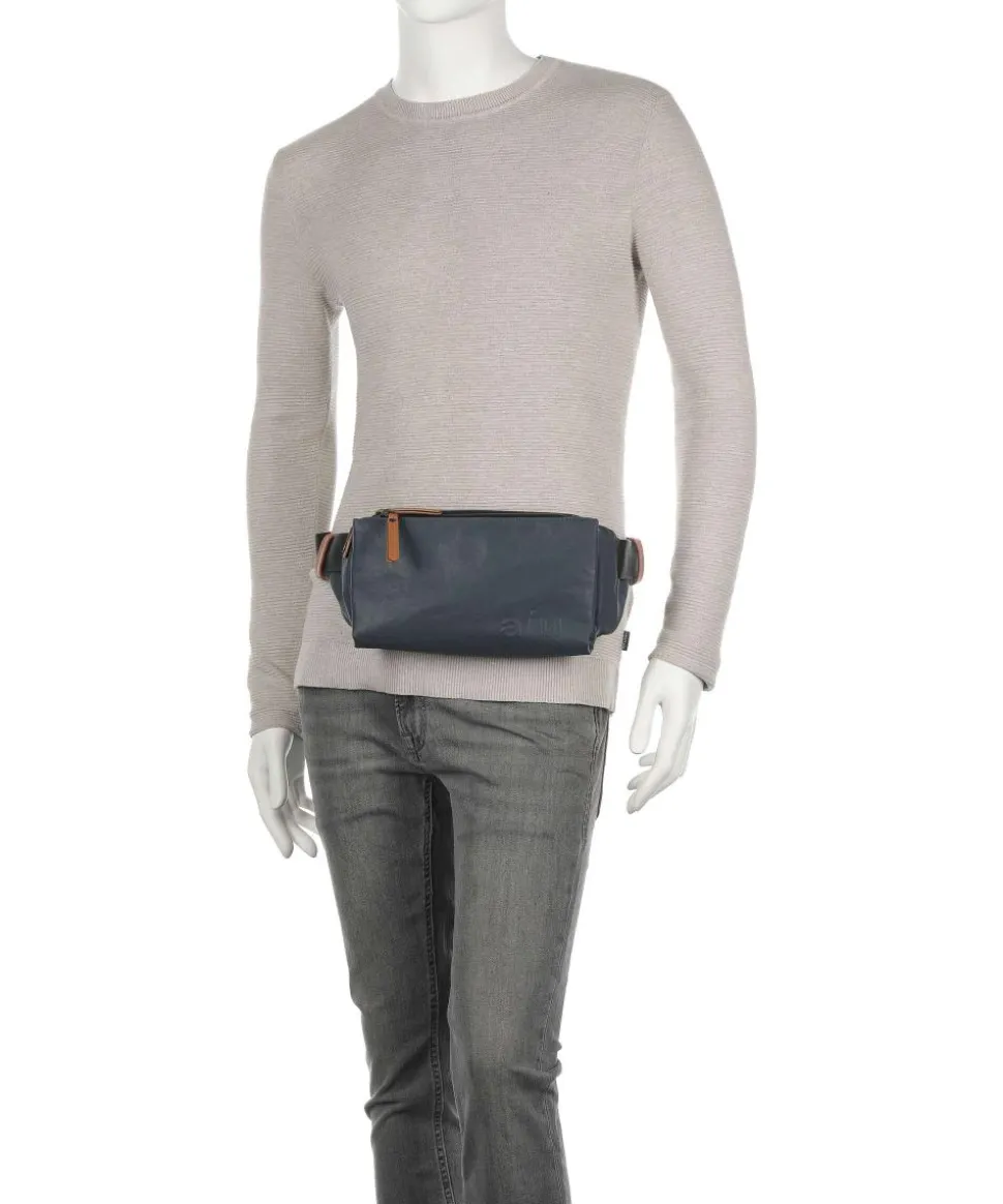 Japan Himeji Gürteltasche Canvas dunkelgrau