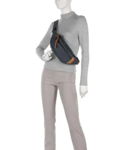 Japan Ichikawa Gürteltasche Canvas dunkelgrau