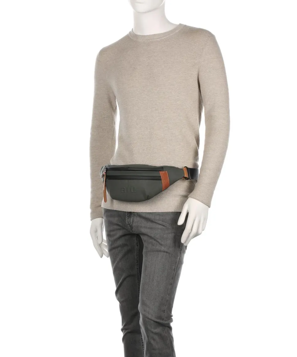 Japan Ichikawa Gürteltasche Canvas dunkelgrau