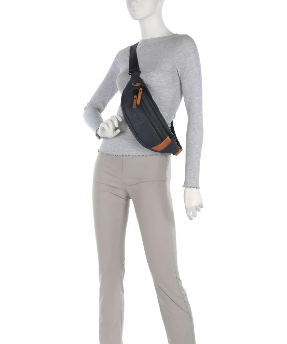 Japan Ichikawa Gürteltasche Canvas navy