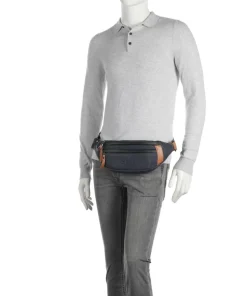 Japan Ichikawa Gürteltasche Canvas navy