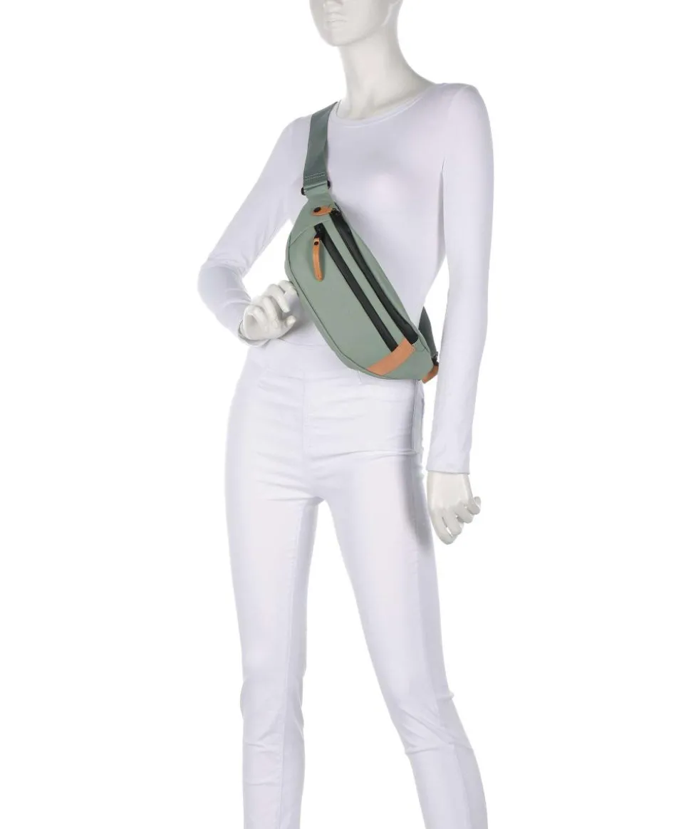 Japan Ichikawa Gürteltasche Canvas grünblau