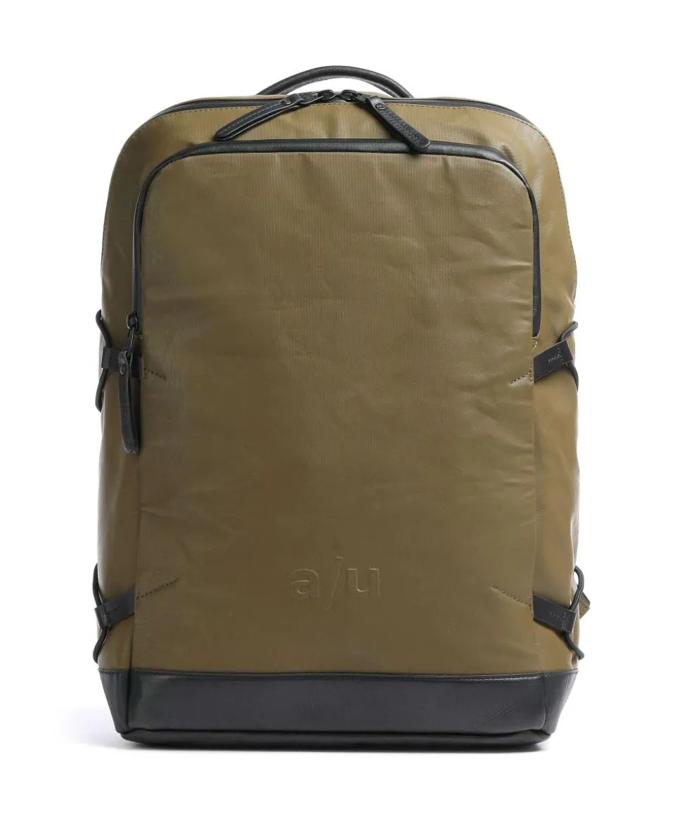 Japan Kawaguchi Rucksack 15″ Bio-Baumwolle olivgrün