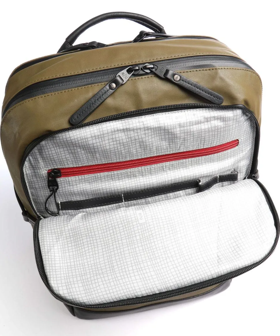 Japan Kawaguchi Rucksack 15″ Bio-Baumwolle olivgrün