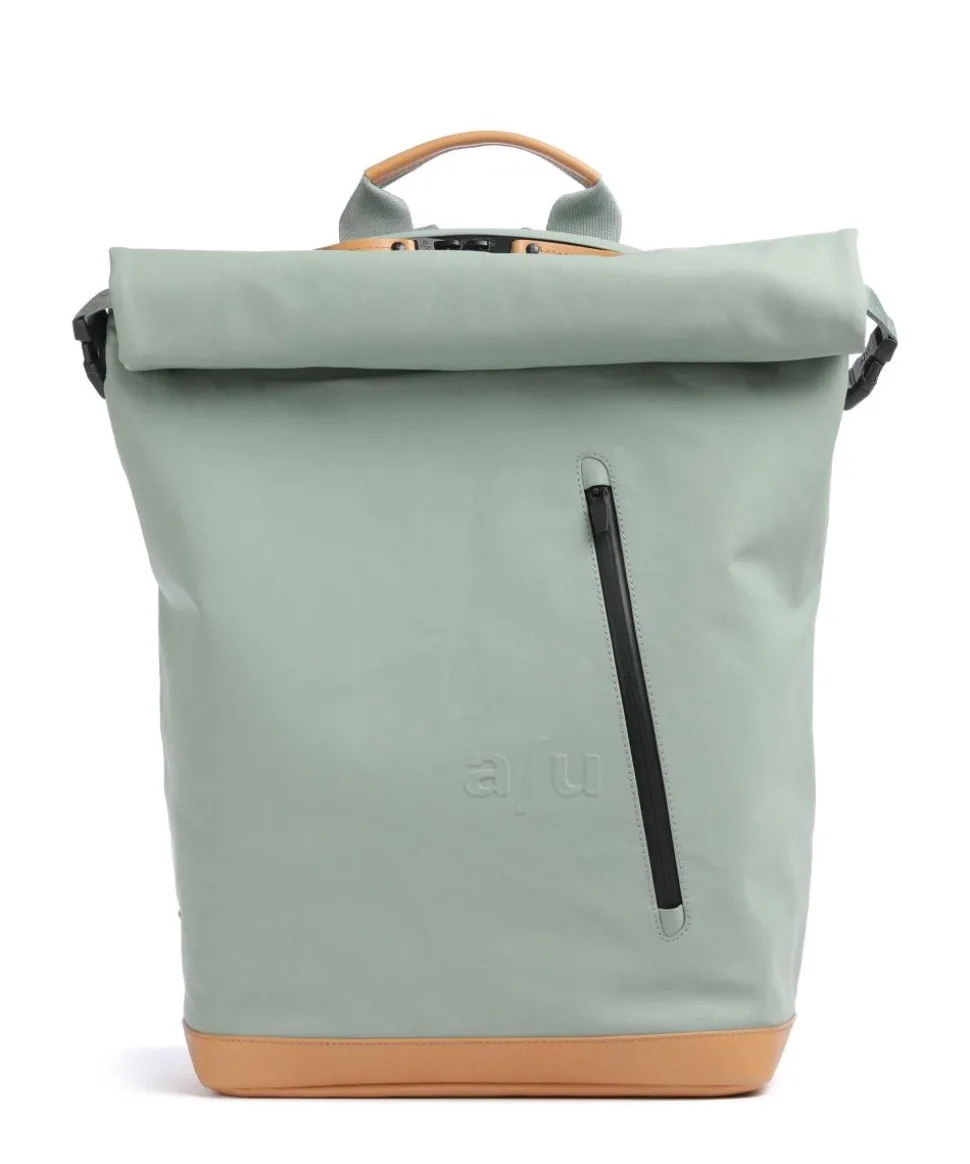 Japan Matsuyama Rolltop Rucksack 16″ Bio-Baumwolle grünblau