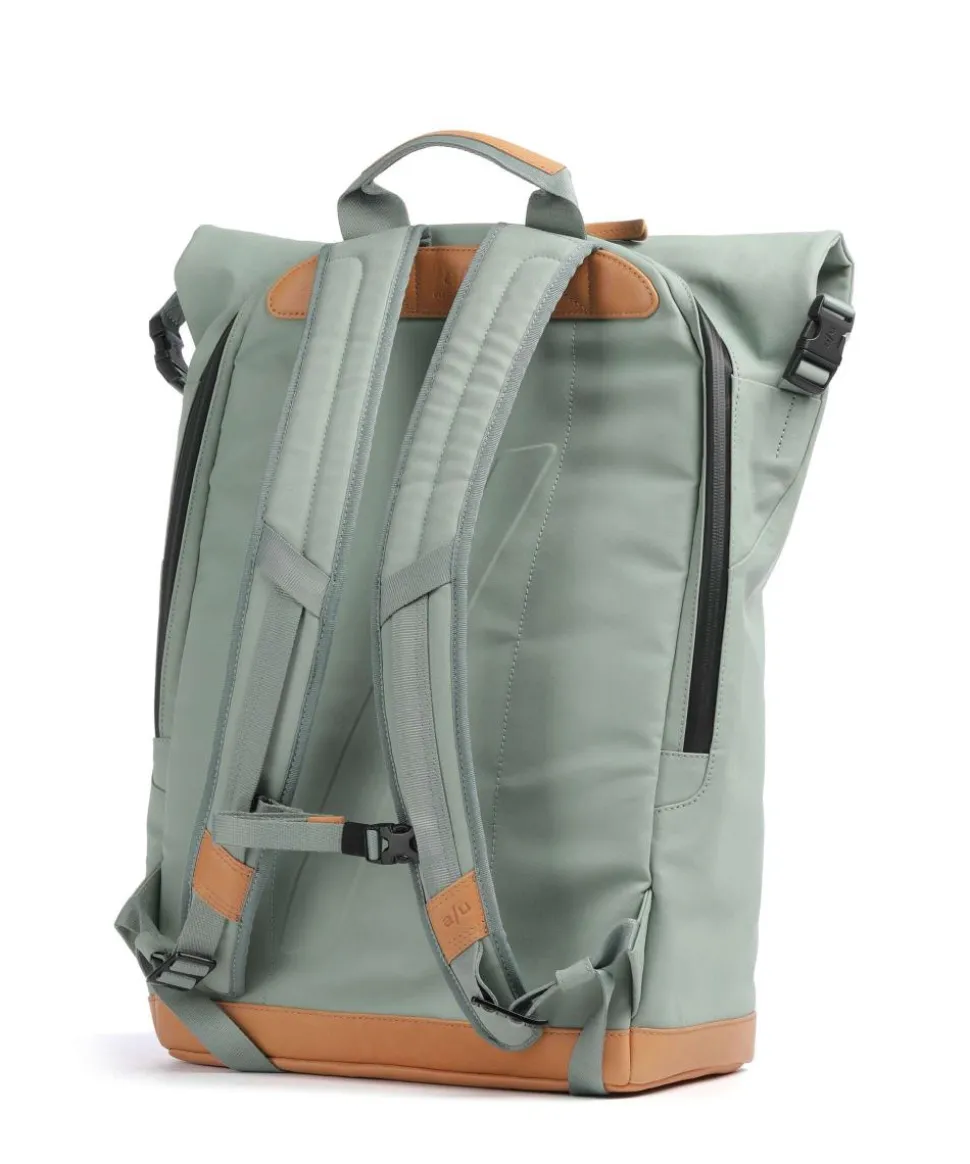 Japan Matsuyama Rolltop Rucksack 16″ Bio-Baumwolle grünblau