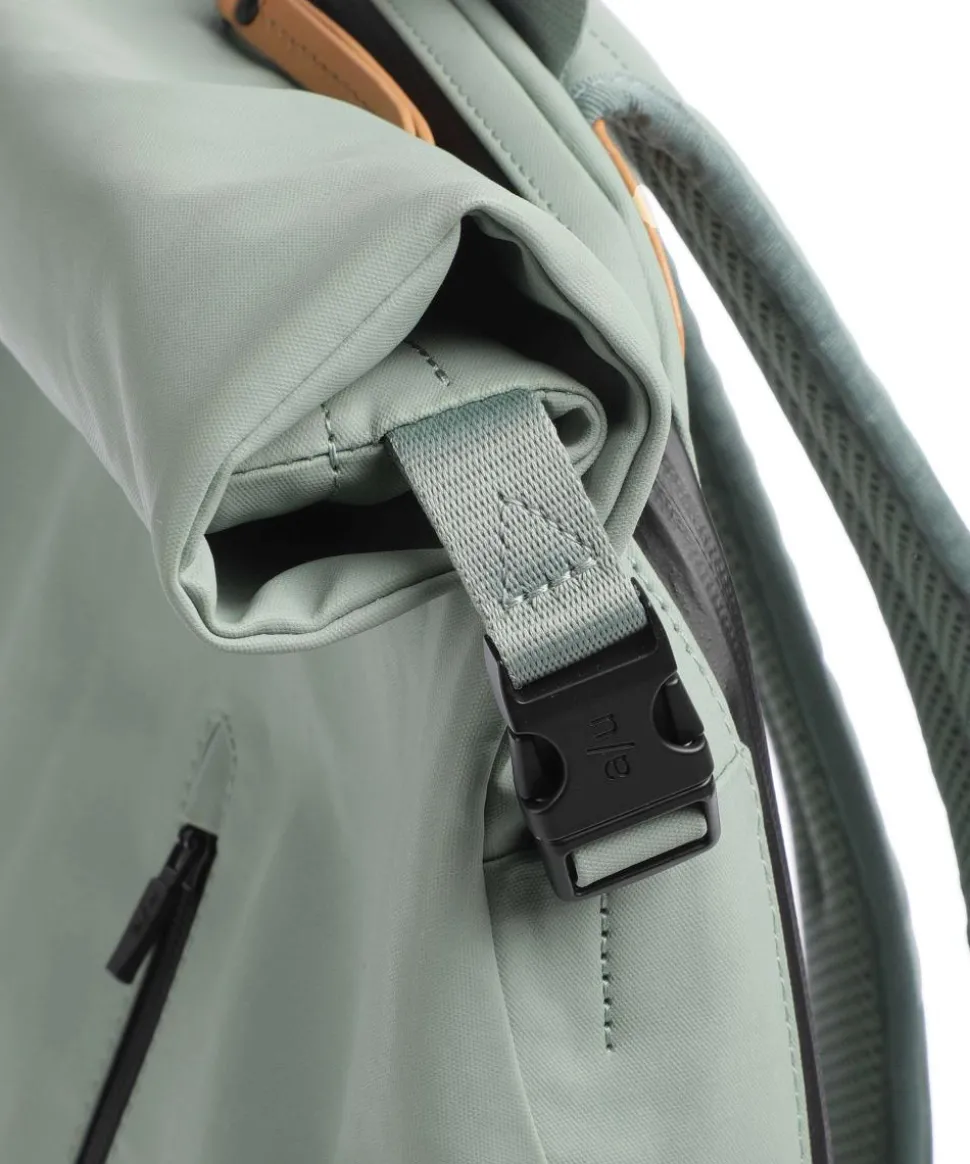 Japan Matsuyama Rolltop Rucksack 16″ Bio-Baumwolle grünblau