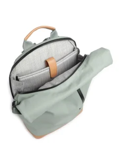 Japan Matsuyama Rolltop Rucksack 16″ Bio-Baumwolle grünblau