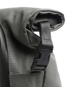 Japan Matsuyama Rolltop Rucksack 16″ Bio-Baumwolle dunkelgrau