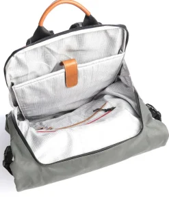 Japan Matsuyama Rolltop Rucksack 16″ Bio-Baumwolle dunkelgrau