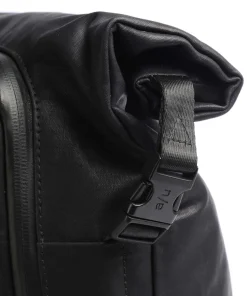 Japan Matsuyama Rolltop Rucksack 16″ Bio-Baumwolle schwarz