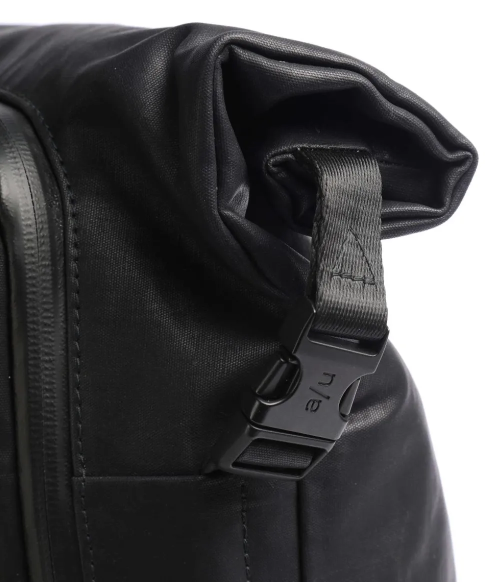 Japan Matsuyama Rolltop Rucksack 16″ Bio-Baumwolle schwarz