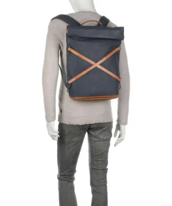 Japan Osaka Rolltop Rucksack 15″ Canvas dunkelgrau