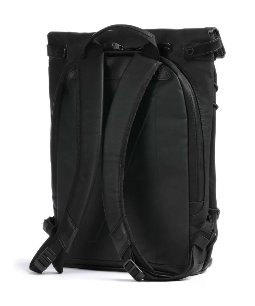 Japan Osaka Rolltop Rucksack 15″ Canvas schwarz