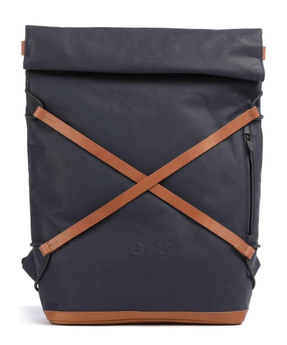 Japan Osaka Rolltop Rucksack 15″ Canvas dunkelblau