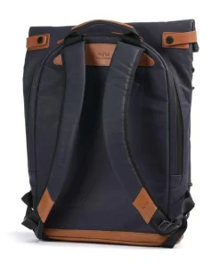 Japan Osaka Rolltop Rucksack 15″ Canvas dunkelblau