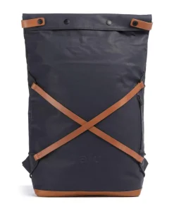 Japan Osaka Rolltop Rucksack 15″ Canvas dunkelblau