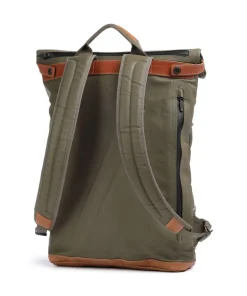 Japan Osaka Rolltop Rucksack 15″ Canvas olivgrün