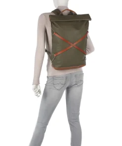 Japan Osaka Rolltop Rucksack 15″ Canvas olivgrün