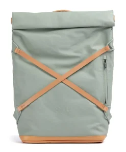 Japan Osaka Rolltop Rucksack 15″ Canvas grünblau