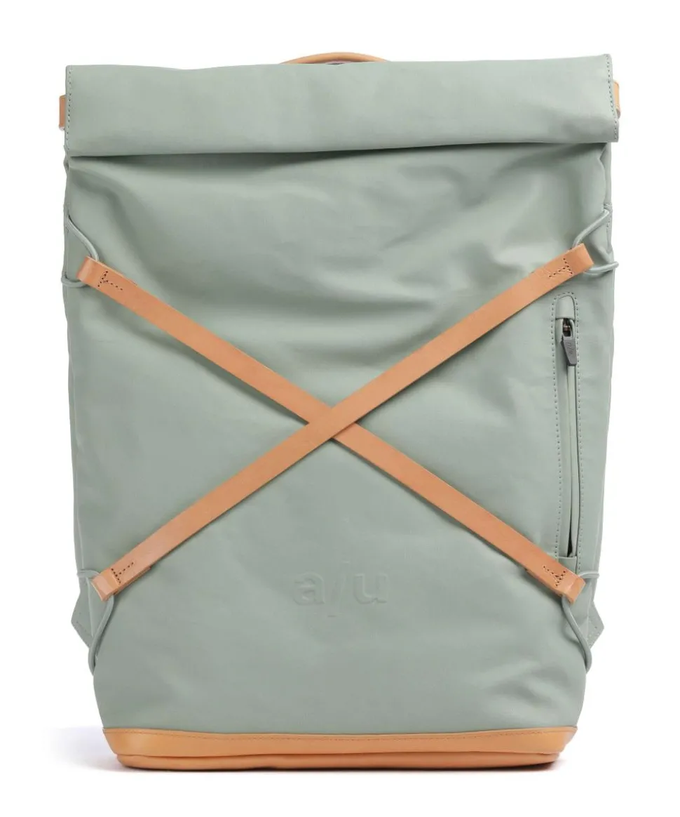 Japan Osaka Rolltop Rucksack 15″ Canvas grünblau