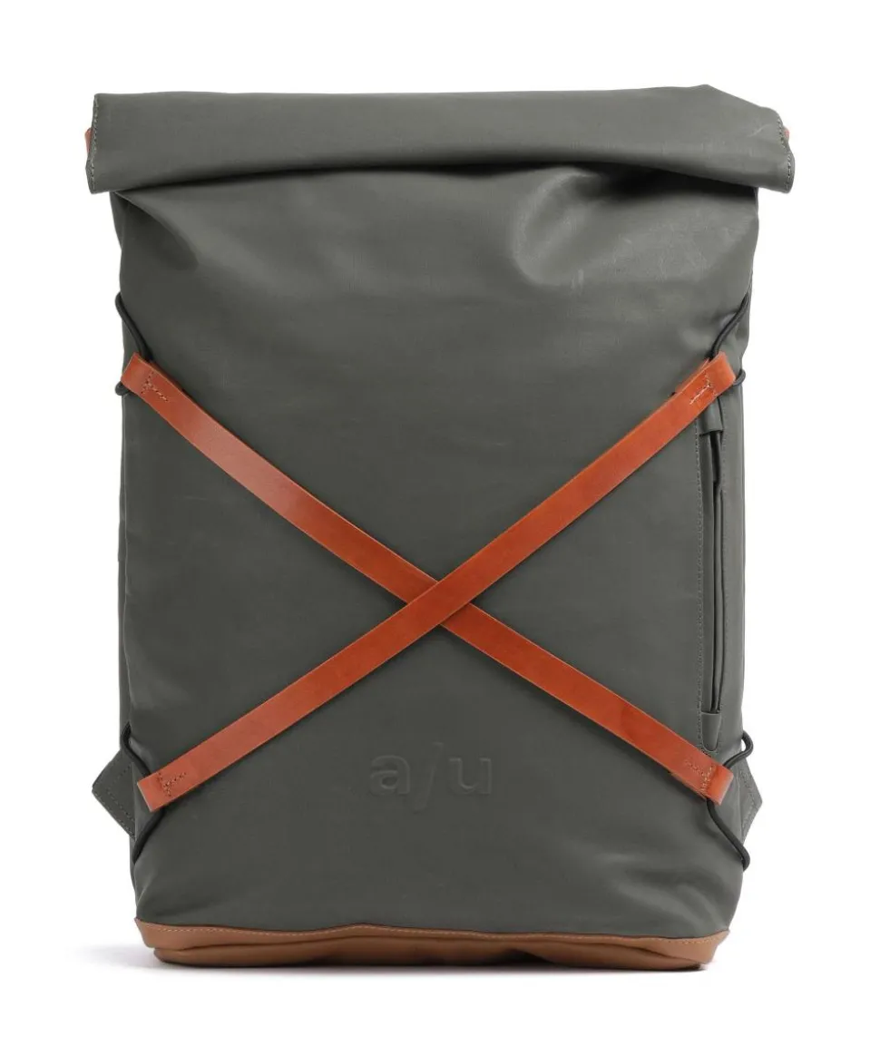 Japan Osaka Rolltop Rucksack 15″ Canvas dunkelgrau