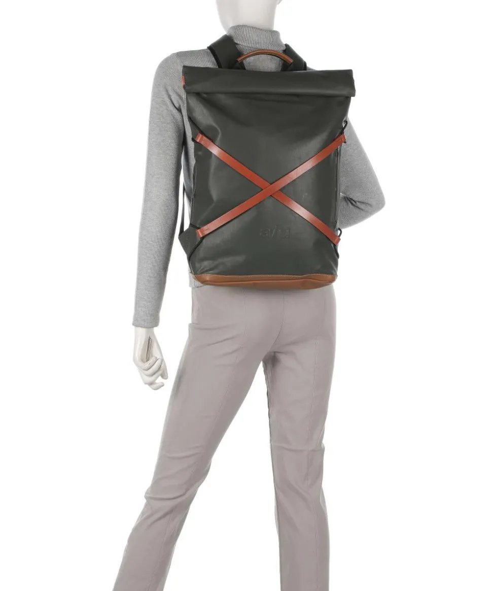 Japan Osaka Rolltop Rucksack 15″ Canvas dunkelgrau