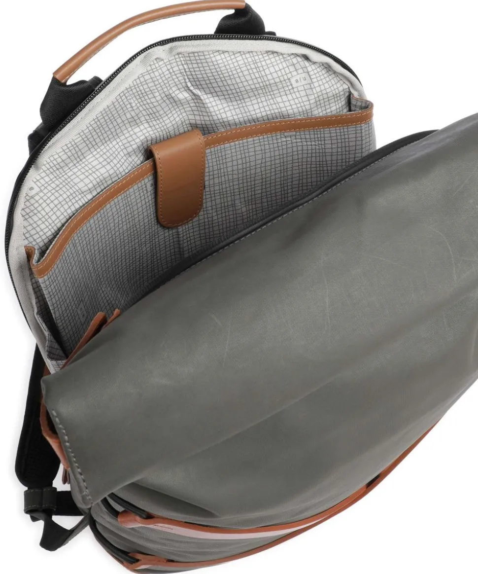 Japan Osaka Rolltop Rucksack 15″ Canvas dunkelgrau