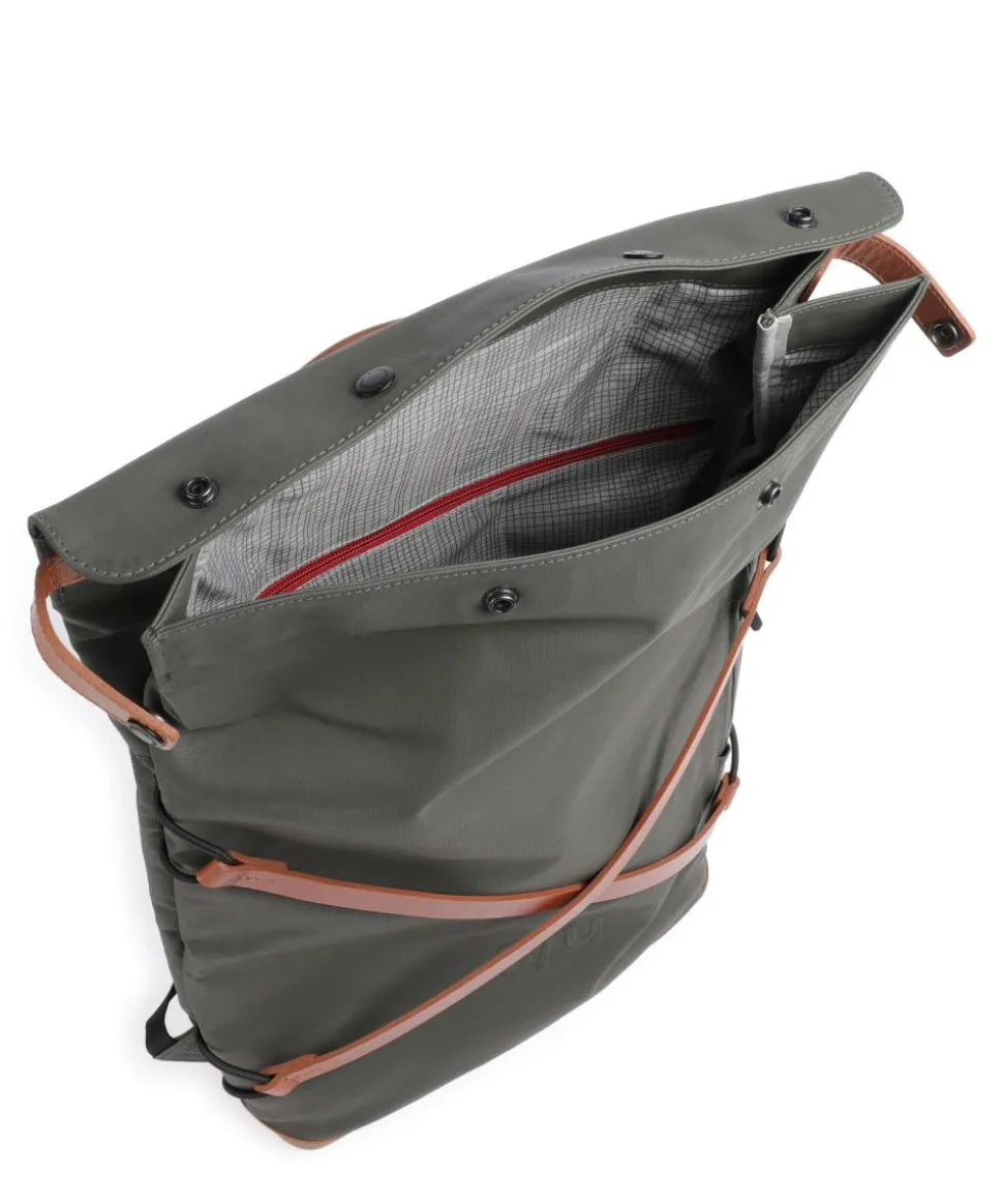 Japan Osaka Rolltop Rucksack 15″ Canvas dunkelgrau