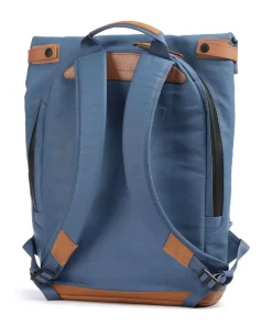Japan Osaka Rolltop Rucksack 15″ Canvas blau