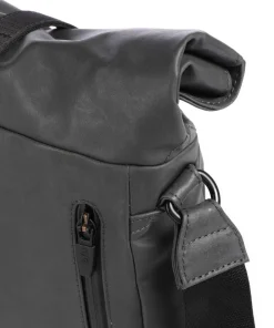 Japan RE Kuji RE Umhängetasche recyceltes Nylon dunkelgrau