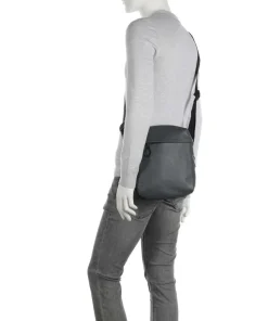 Japan RE Oyabe RE Umhängetasche recyceltes Nylon dunkelgrau