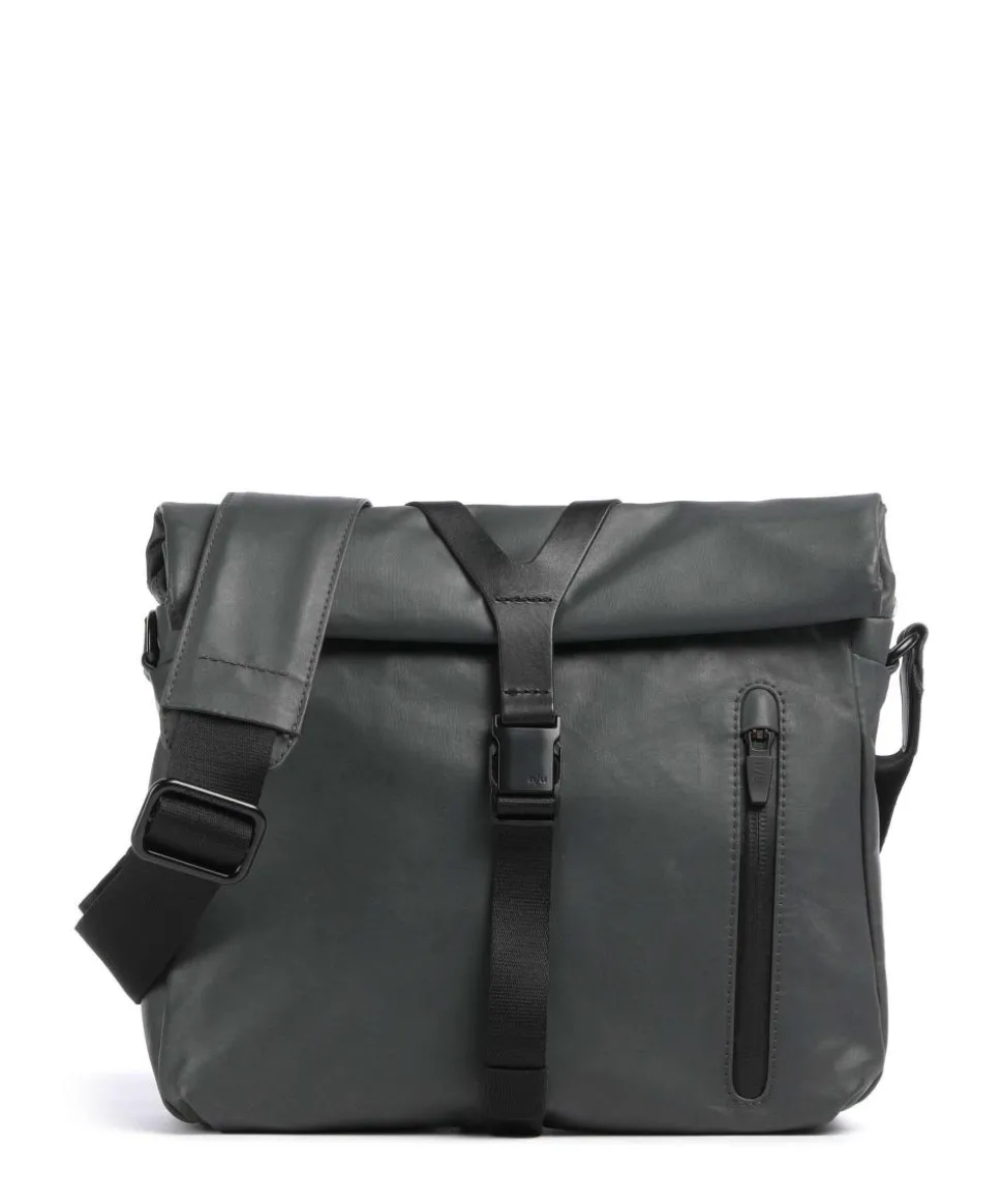 Japan RE Seki RE Umhängetasche recyceltes Nylon dunkelgrau