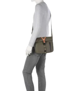 Japan RE Seki RE Umhängetasche recyceltes Nylon olivgrün